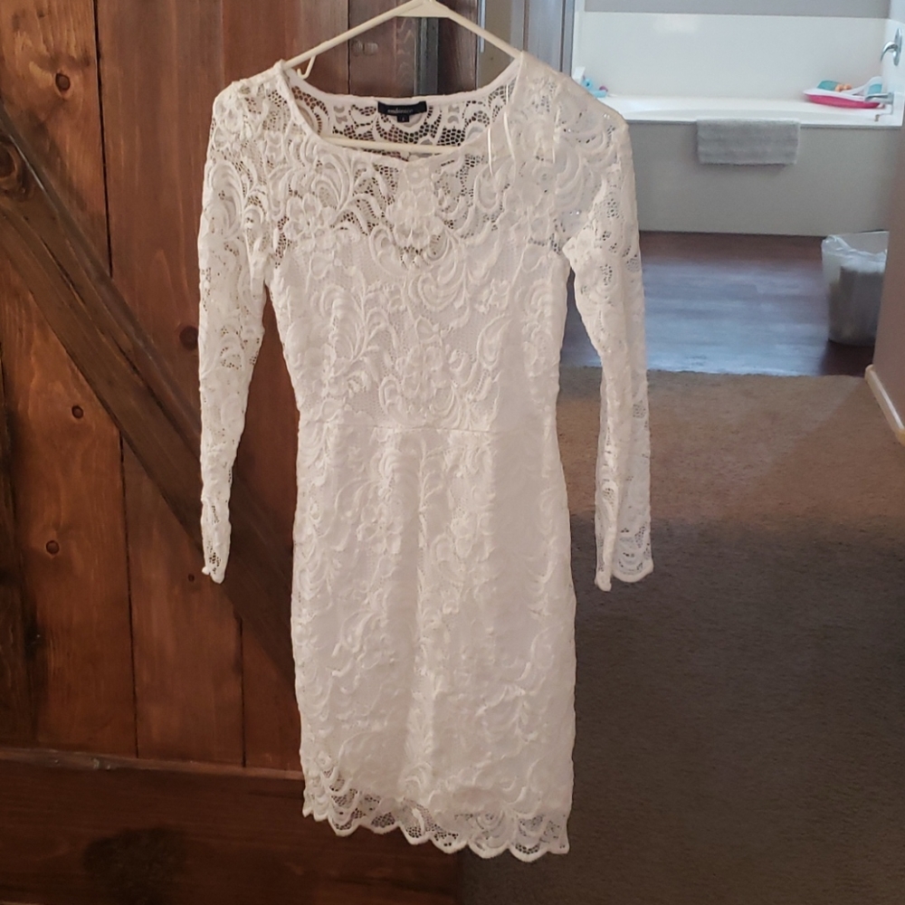 Beautiful white lace dress